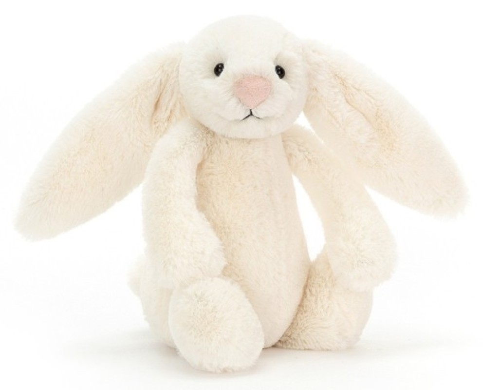 Peluche Lapin Crème Bashful Small Jellycat Peluche Lapin Crème Bashful Small de chez Jellycat, collection Bashfuls