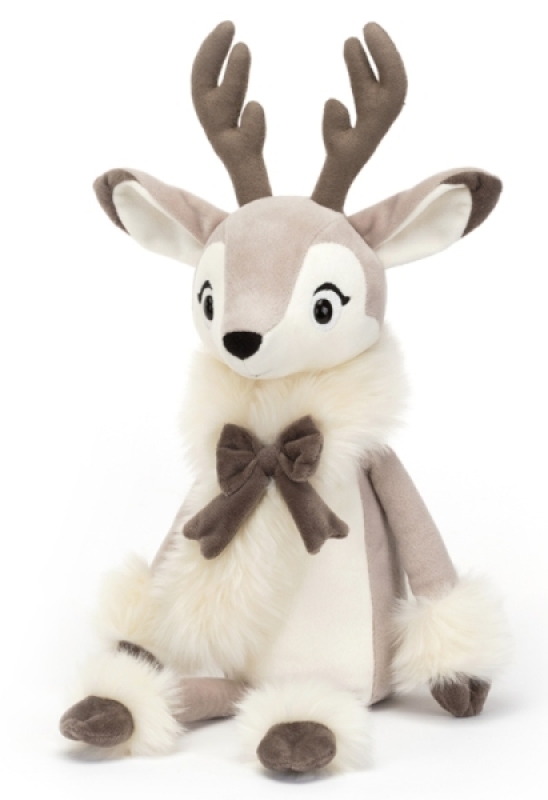 Peluche Renne Joy Medium Jellycat Peluche Renne Joy Medium de chez Jellycat, collection Christmas Day