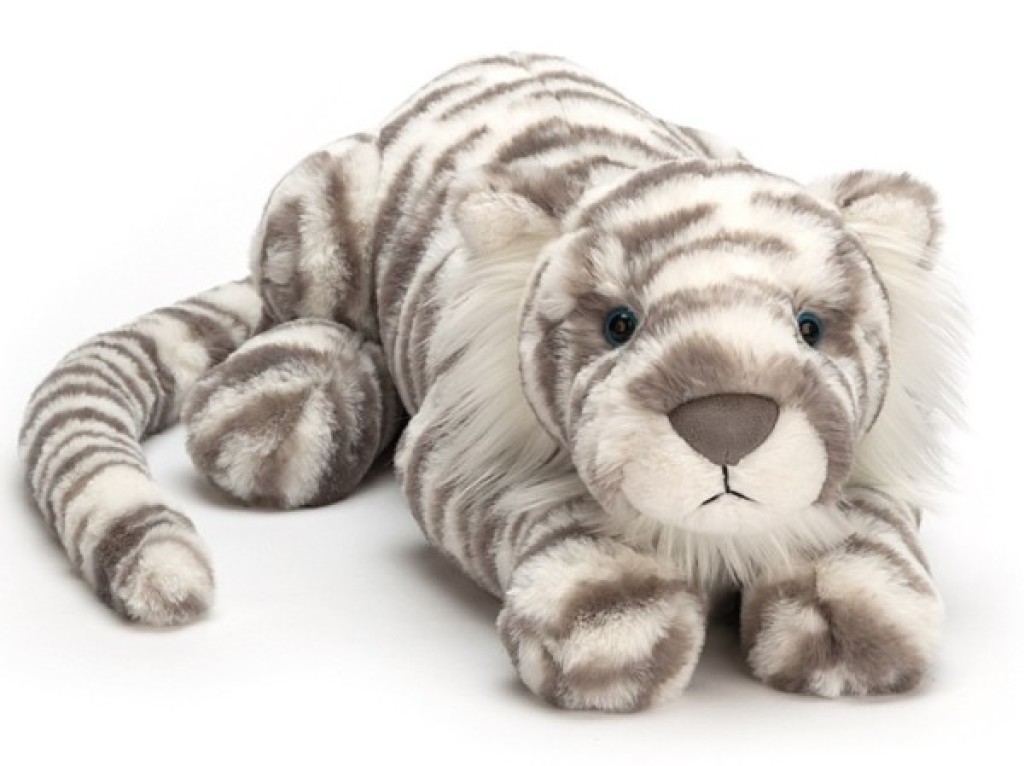Peluche Tigre des Neiges Sacha Large Jellycat Peluche Tigre des Neiges Sacha Large de chez Jellycat, collection Big Cats Big Pups