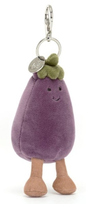 Porte Clé Aubergine Vicacious Jellycat Porte Clé Aubergine Vicacious de chez Jellycat, collection Amuseables