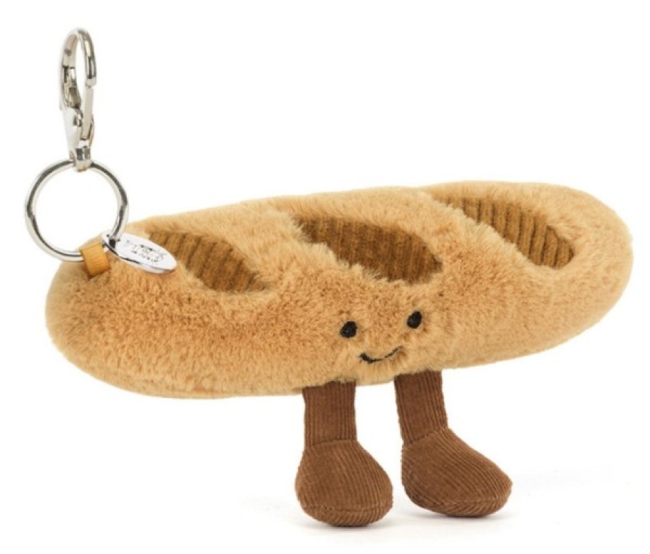 Porte Clés Baguette Amuseable Jellycat Porte Clés Baguette Amuseable de chez Jellycat, collection Amuseables