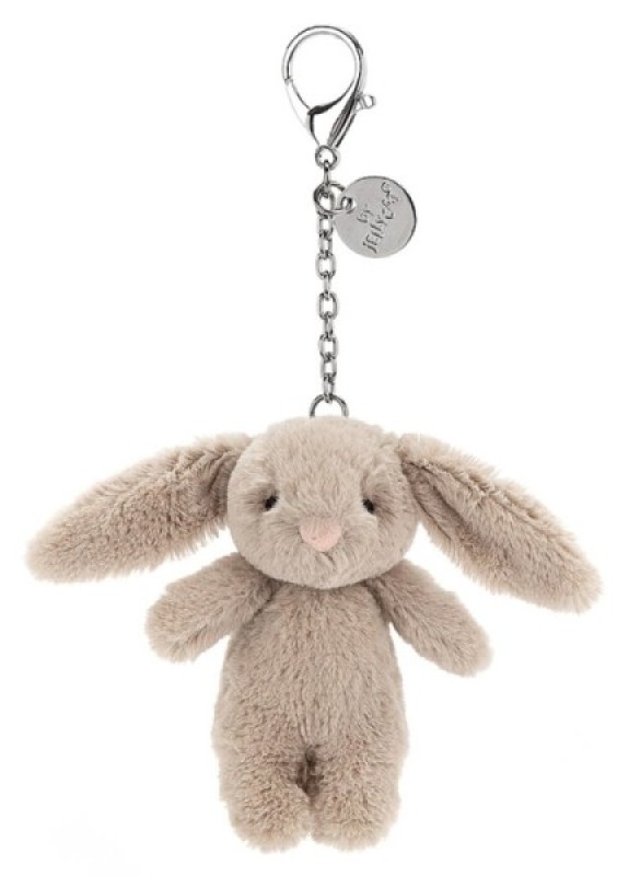 Porte Clés Lapin Beige Bashful 8 cm Jellycat Porte Clés Lapin Beige Bashful 8 cm de chez Jellycat, collection Bashfuls