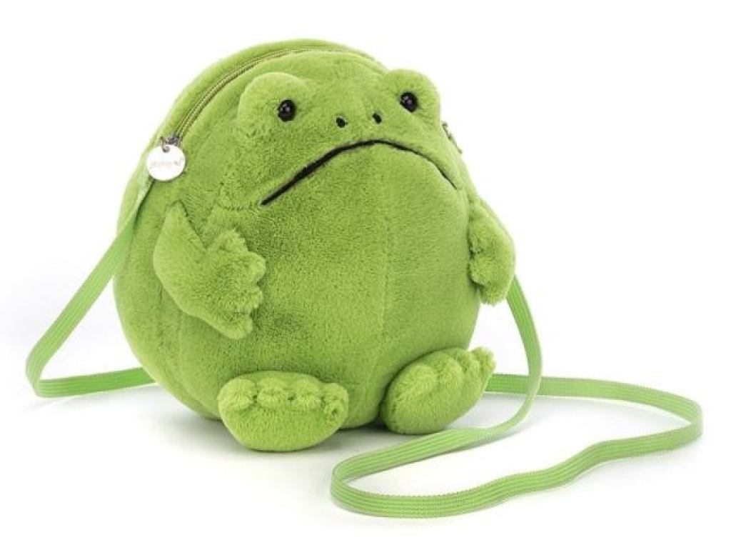Sac à Main Grenouille Ricky Rain Amphibifriends Jellycat Sac à Main Grenouille Ricky Rain Amphibifriends de chez Jellycat, collection Friends Jellycat
