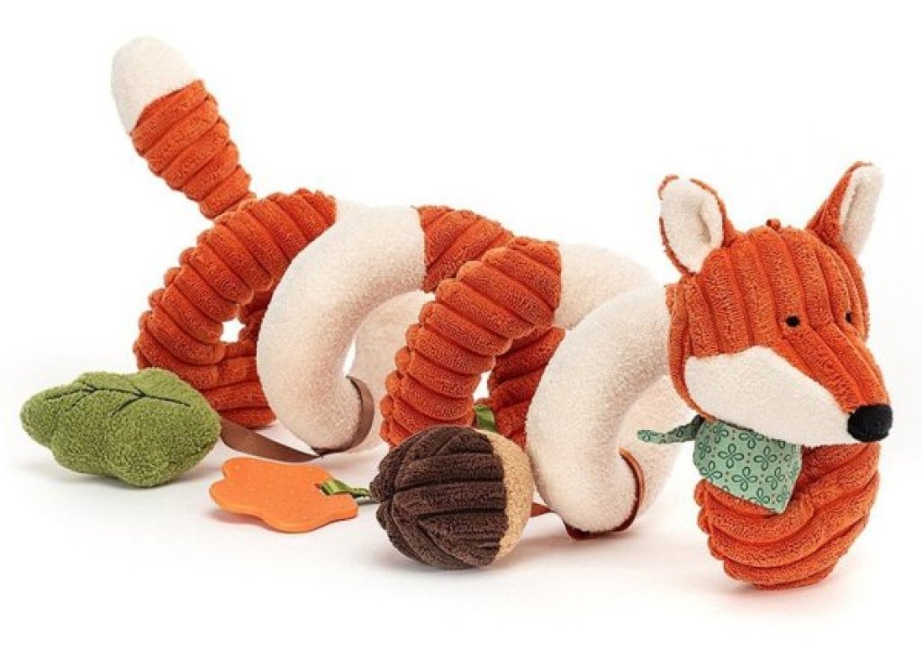 Spirale Activité Renard Cordy Roy Jellycat Spirale Activité Renard Cordy Roy de chez Jellycat, collection Cordy Roy