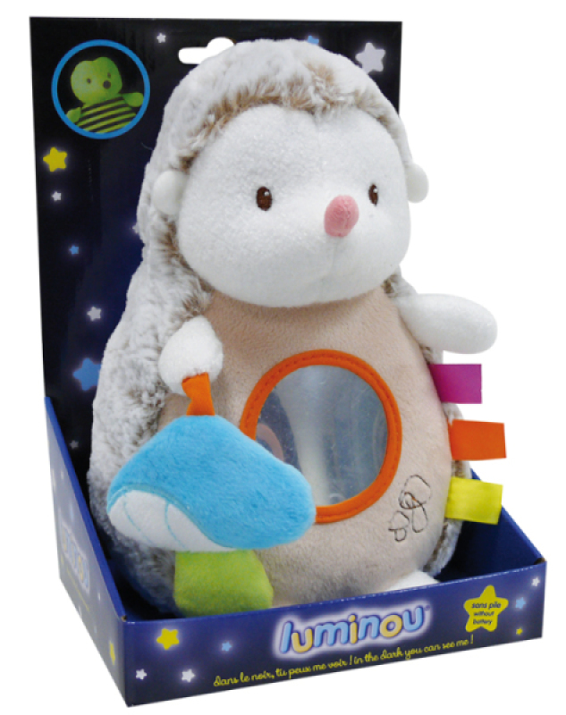 Peluche Activité Hérisson Luminou Jemini Peluche Activité Hérisson Luminou de chez Jemini, collection Luminou