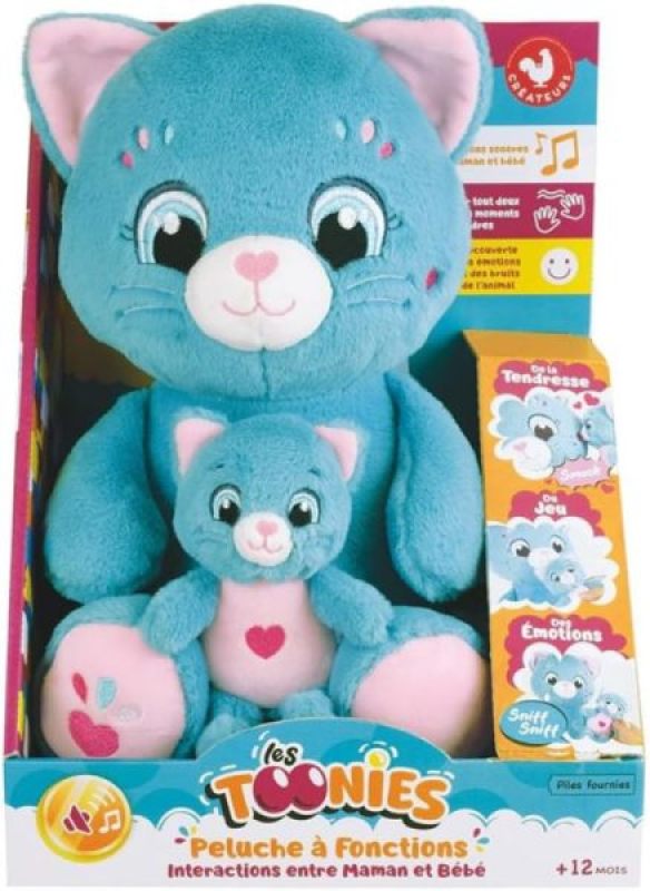 Peluche Chat avec Bébé Toonies Jemini Peluche Chat avec Bébé Toonies de chez Jemini, collection Créations Jemini