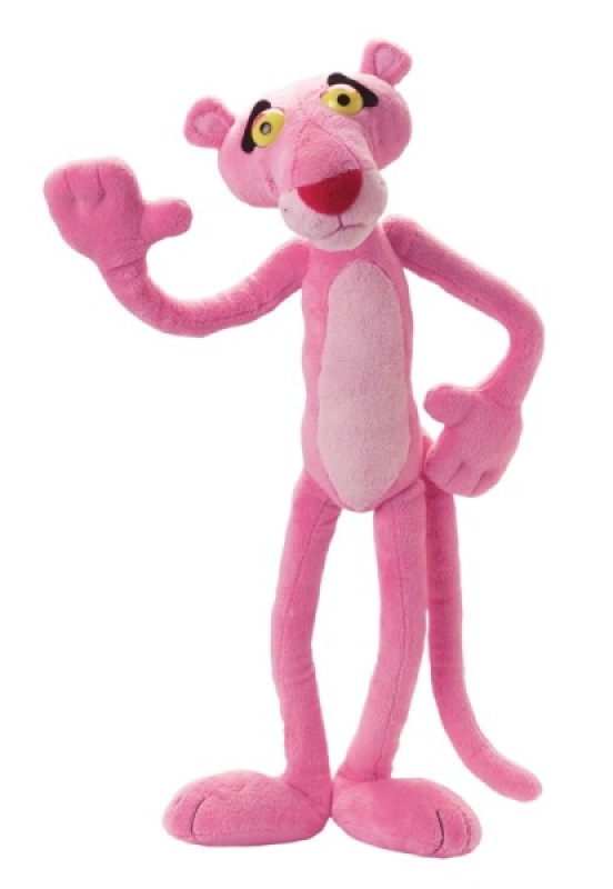 Peluche Panthère Rose - 47 cm Jemini Peluche Panthère Rose - 47 cm de chez Jemini, collection Nos Héros Préférés