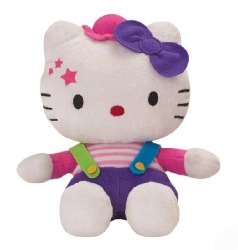 hello kitty clown plush