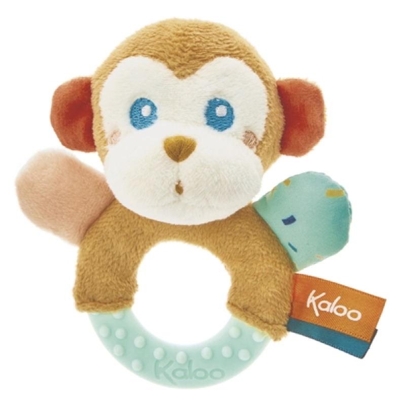 Anneau de Dentition Singe Sam Jungle Kaloo Anneau de Dentition Singe Sam Jungle de chez Kaloo, collection Jungle