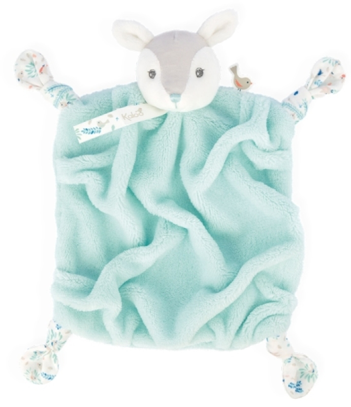 Doudou Faon Vert Eau Plume 20 cm Kaloo Doudou Faon Vert Eau Plume 20 cm de chez Kaloo, collection Plume