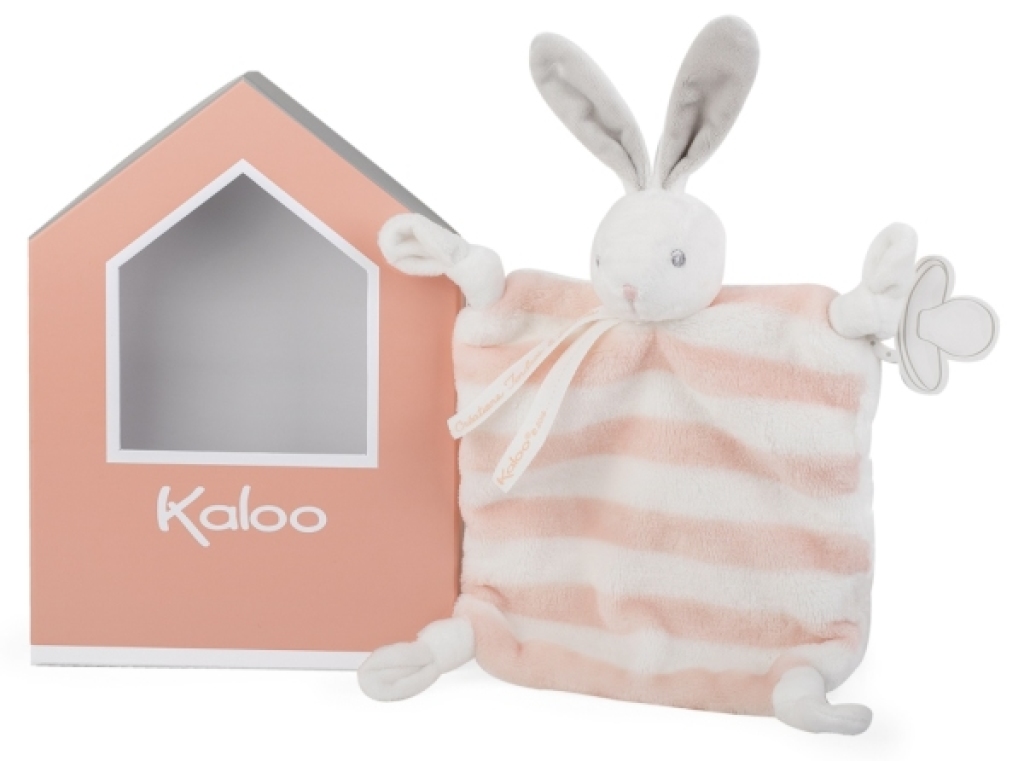 Kaloo Doudou Lapin Pêche et Crème Bébé Pastel - 20 cm Kaloo Doudou Lapin Pêche et Crème Bébé Pastel - 20 cm