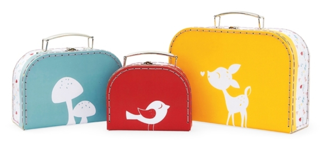 Mes 3 Valisettes Gigognes Foret Enchantée Kaloo Mes 3 Valisettes Gigognes Foret Enchantée de chez Kaloo, collection Foret Enchantee