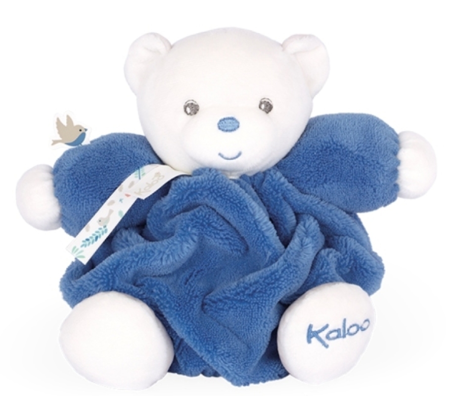 Patapouf Ourson bleu océan Plume 18 cm Kaloo Patapouf Ourson bleu océan Plume 18 cm de chez Kaloo, collection Plume