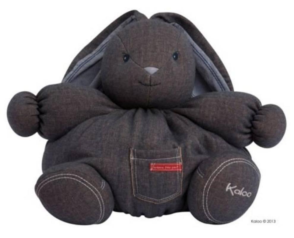 Peluche Maxi Patapouf Lapin Trésor Blue Denim 40 cm Kaloo Peluche Maxi Patapouf Lapin Trésor Blue Denim 40 cm de chez Kaloo, collection Blue Denim