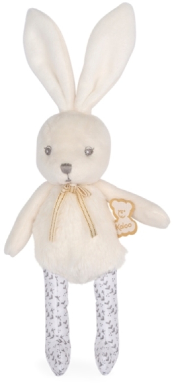 Peluche Pantin Hochet Lapinou Crème Perle Kaloo Peluche Pantin Hochet Lapinou Crème Perle de chez Kaloo, collection Perle