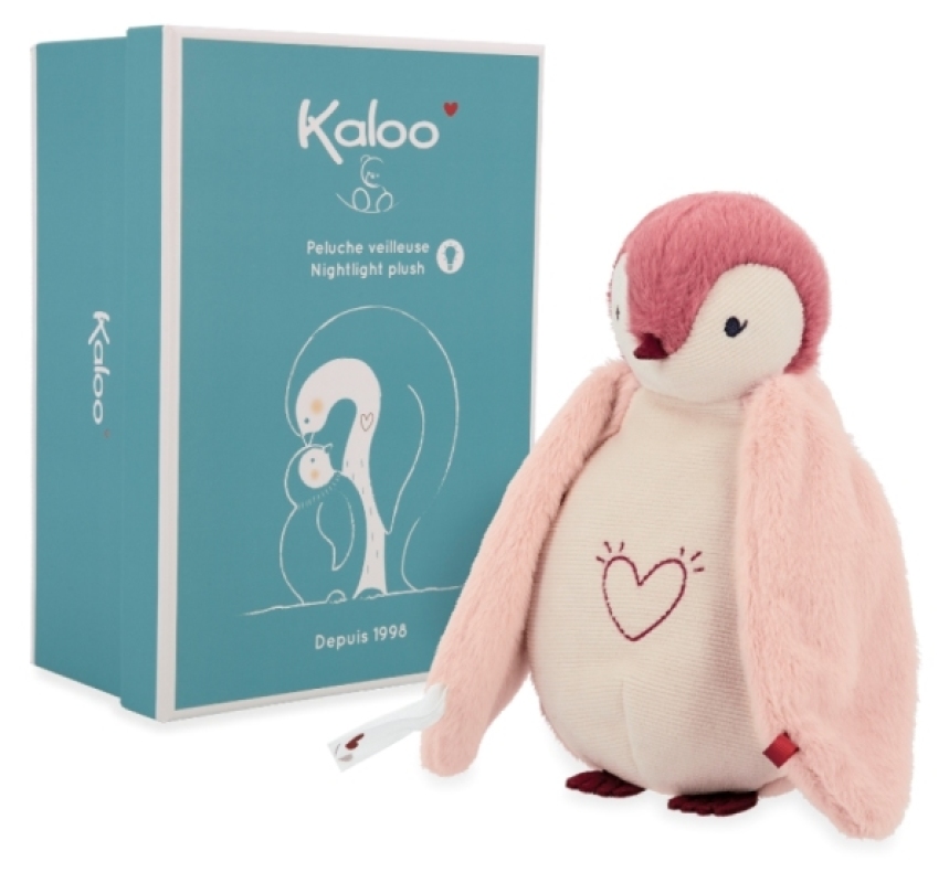 Peluche Veilleuse Manchot Rose Complices Kaloo Peluche Veilleuse Manchot Rose Complices de chez Kaloo, collection Complices