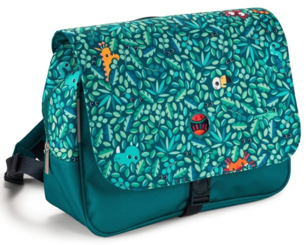 Cartable Pablo Jungle Lilliputiens Cartable Pablo Jungle de chez Lilliputiens, collection Ecole