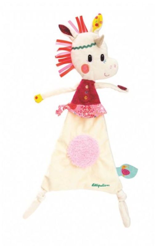 Doudou Licorne Louise Lilliputiens Doudou Licorne Louise de chez Lilliputiens, collection Time to discover