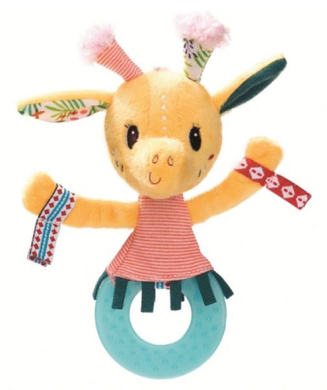 Hochet de Dentition Girafe Zia Lilliputiens Hochet de Dentition Girafe Zia de chez Lilliputiens, collection First Discovers