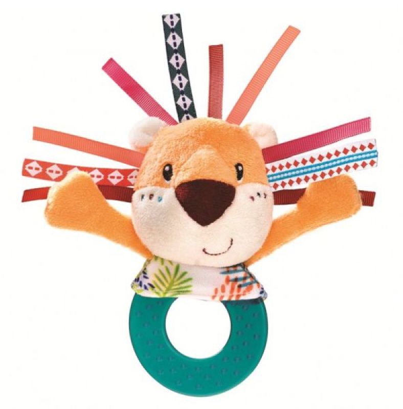 Hochet de Dentition Lion Jack Lilliputiens Hochet de Dentition Lion Jack de chez Lilliputiens, collection Je Découvre