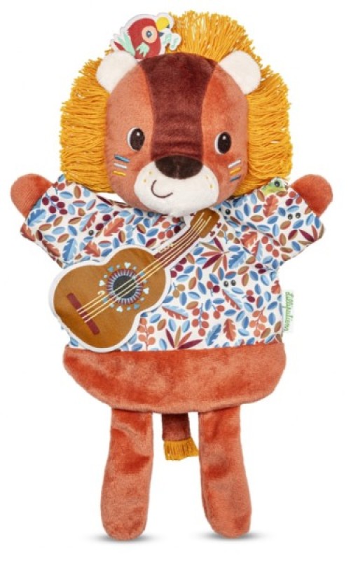 Marionnette Lion Jack Lilliputiens Marionnette Lion Jack de chez Lilliputiens, collection Je Grandis