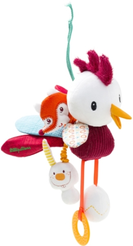 Lilliputiens Peluche Acti-Coq John Lilliputiens Peluche Acti-Coq John