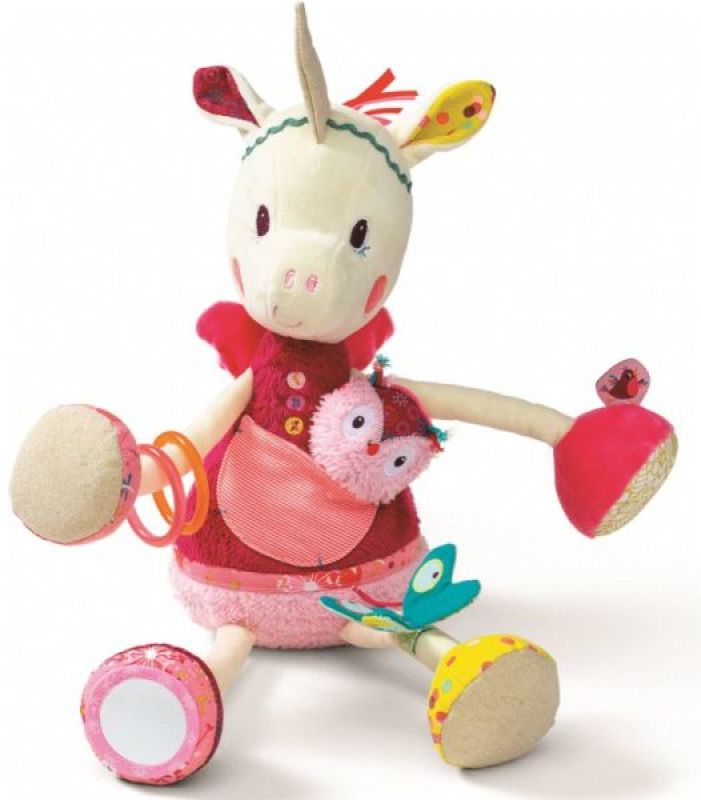 Peluche Activités Licorne Louise Lilliputiens Peluche Activités Licorne Louise de chez Lilliputiens, collection Time to discover
