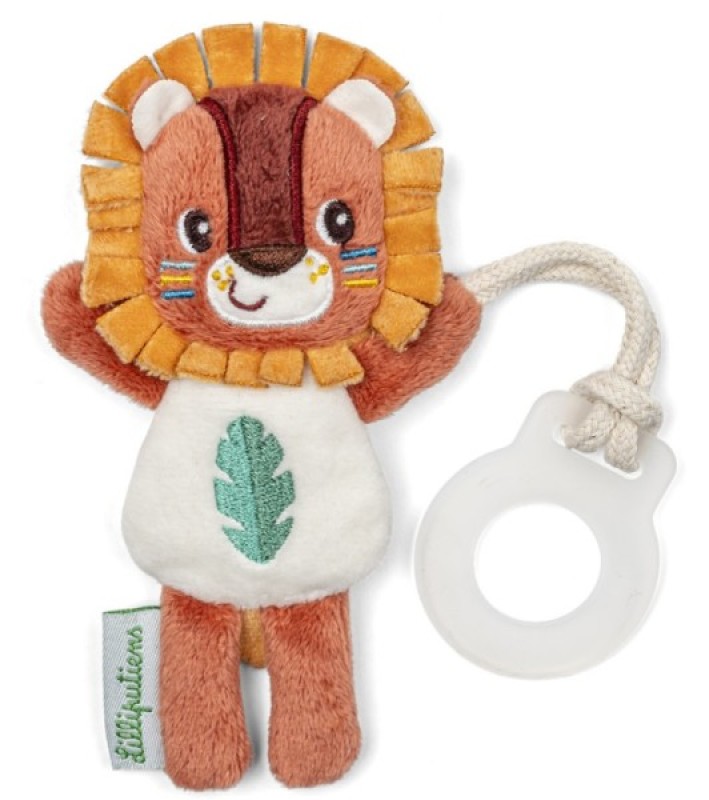 Peluche Mini Lion jack Ami de la Nuit Lilliputiens Peluche Mini Lion jack Ami de la Nuit de chez Lilliputiens, collection Je Decouvre