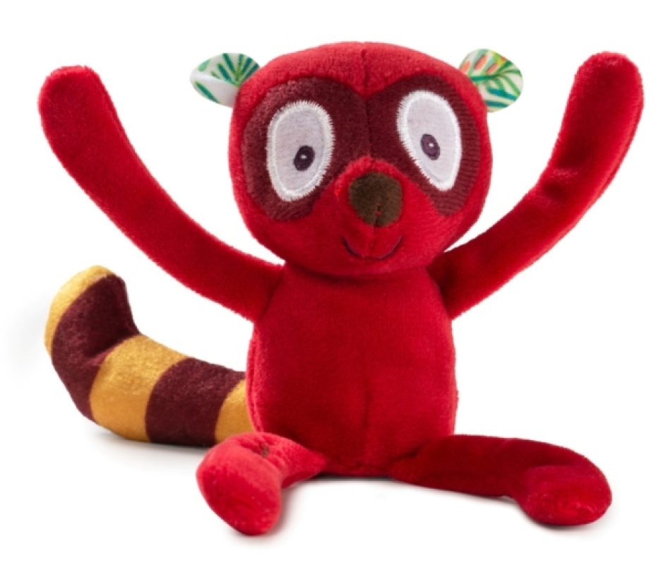 Peluche Mini Personnage Lémurien Georges Lilliputiens Peluche Mini Personnage Lémurien Georges de chez Lilliputiens, collection Je Découvre