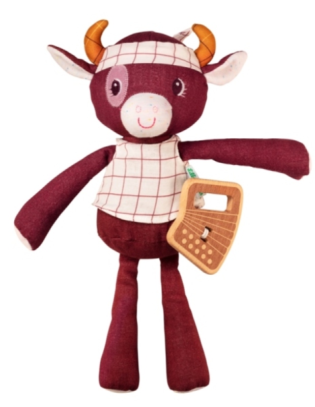 Peluche Musicale Vache Rosalie Lilliputiens Peluche Musicale Vache Rosalie de chez Lilliputiens, collection Je Découvre