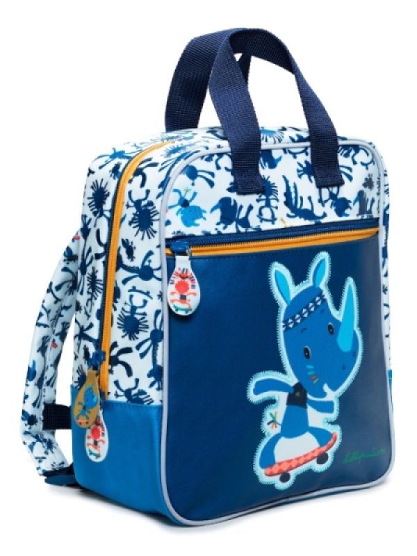 Sac à Dos Rhinocéros Marius Lilliputiens Sac à Dos Rhinocéros Marius de chez Lilliputiens, collection Loisirs