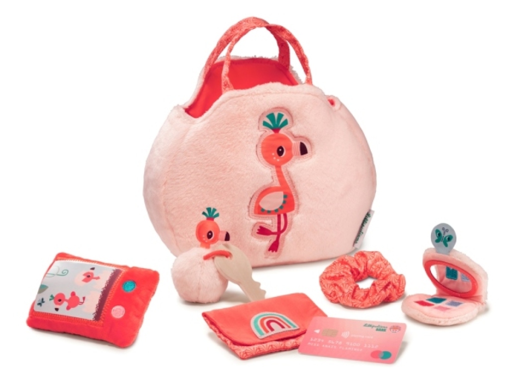 Sac à Main Flamand Rose Anais Lilliputiens Sac à Main Flamand Rose Anais de chez Lilliputiens, collection J'explore