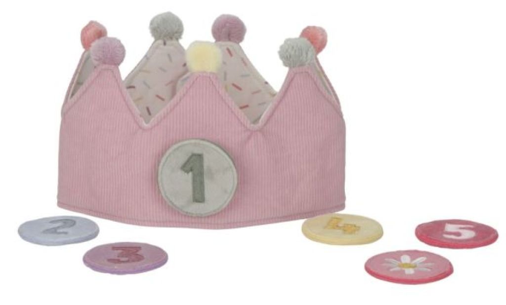 Couronne d’anniversaire avec chiffres Rose Little Dutch Couronne d’anniversaire avec chiffres Rose de chez Little Dutch, collection Essentials