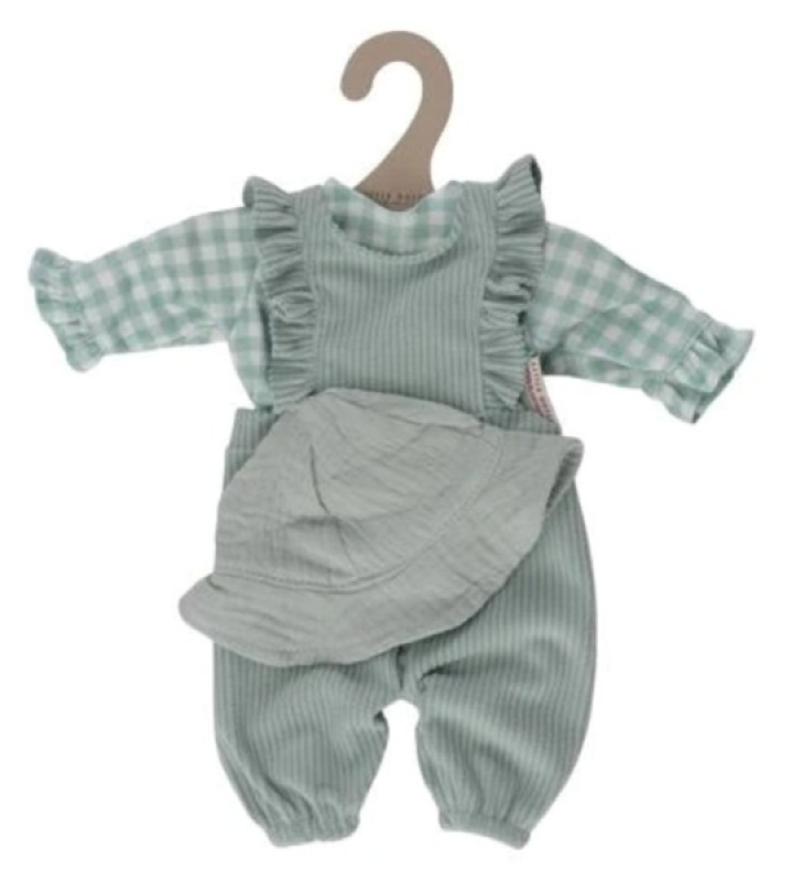 Ensemble Salopette Vert pour Poupée Little Dutch Ensemble Salopette Vert pour Poupée de chez Little Dutch, collection Essentials
