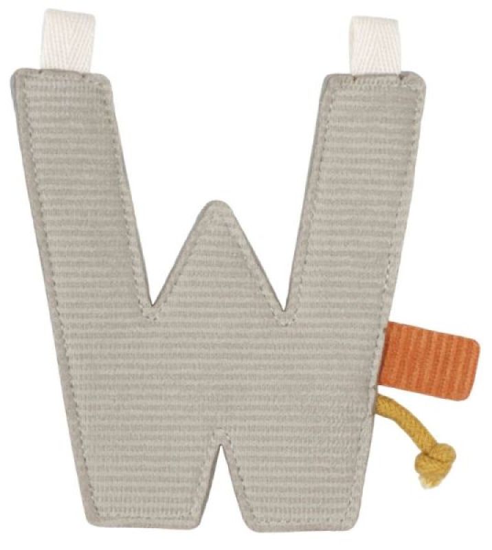 Lettre W Gris Little Dutch Lettre W Gris de chez Little Dutch, collection Essentials