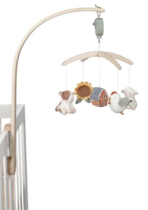 Mobile Musical Bois Little Farm Little Dutch Mobile Musical Bois Little Farm de chez Little Dutch, collection Little Farm
