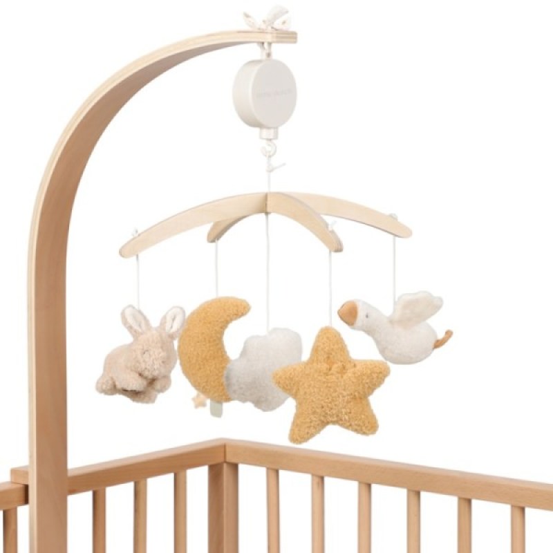 Mobile Musical Bois Newborn Naturals Little Dutch Mobile Musical Bois Newborn Naturals de chez Little Dutch, collection Newborn Naturals