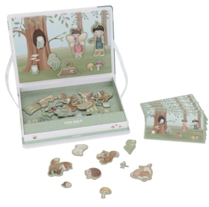 Puzzle Magnétique Forest Friends Little Dutch Puzzle Magnétique Forest Friends de chez Little Dutch, collection Forest Friends