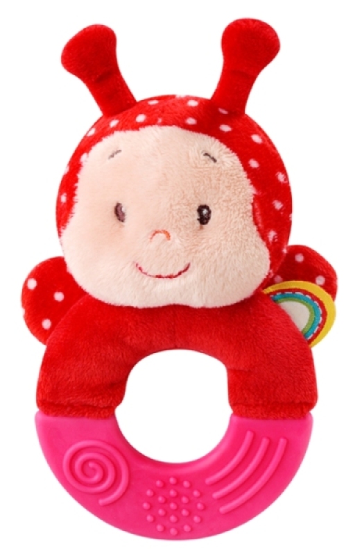 Minimi Hochet Anneau de Dentition Coccinelle Lou Minimi Hochet Anneau de Dentition Coccinelle Lou