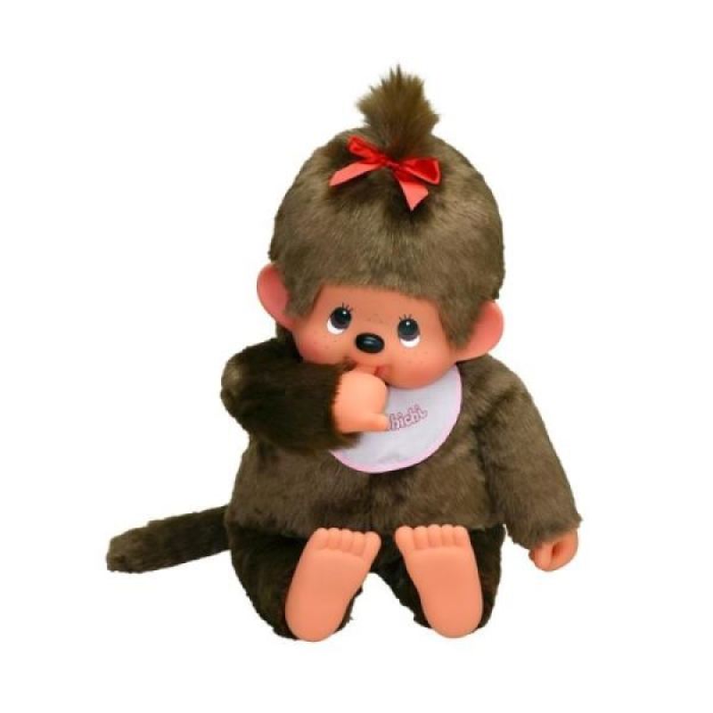 Peluche Monchhichi Fille 80 cm Monchhichi Peluche Monchhichi Fille 80 cm de chez Monchhichi, collection Peluches Monchhichi
