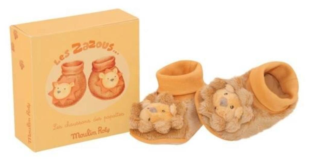 Moulin Roty Chaussons Lion Les Zazous Moulin Roty Chaussons Lion Les Zazous