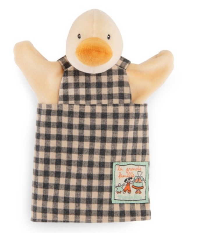 Marionnette Canard Amédée La Grande Famille Moulin Roty Marionnette Canard Amédée La Grande Famille de chez Moulin Roty, collection La Grande Famille