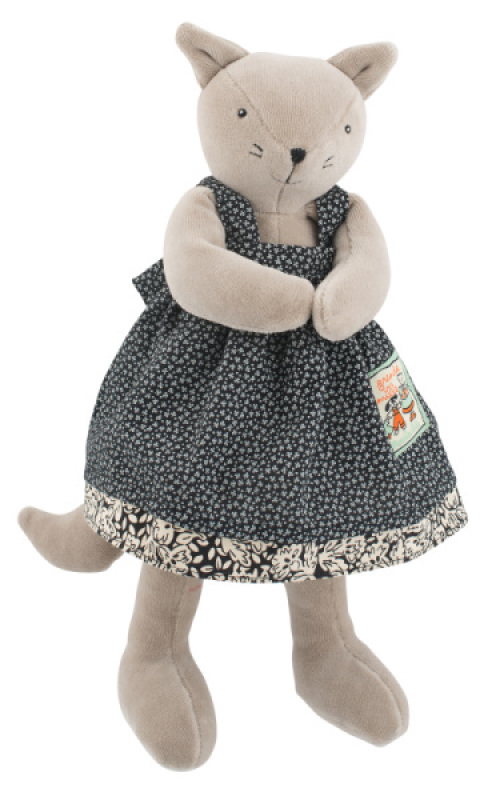 Peluche Agathe La Chatte La Grande Famille - 32 cm Moulin Roty Peluche Agathe La Chatte La Grande Famille - 32 cm de chez Moulin Roty, collection La Grande Famille