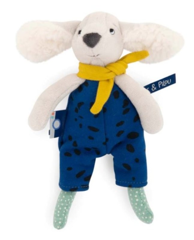 Peluche Petit Chien Pilou Moulin Roty Peluche Petit Chien Pilou de chez Moulin Roty, collection Puce et Pilou