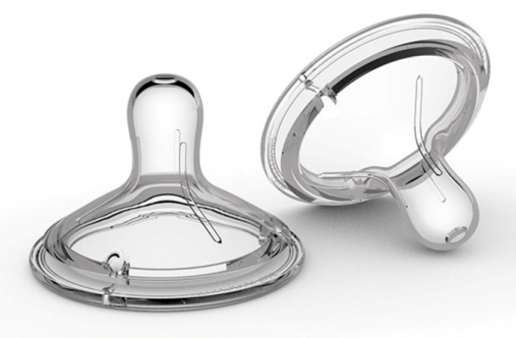 Lot de 2 Tétines Silicone Débit Rapide Nanobébé Lot de 2 Tétines Silicone Débit Rapide de chez Nanobébé, collection Biberons et accessoires