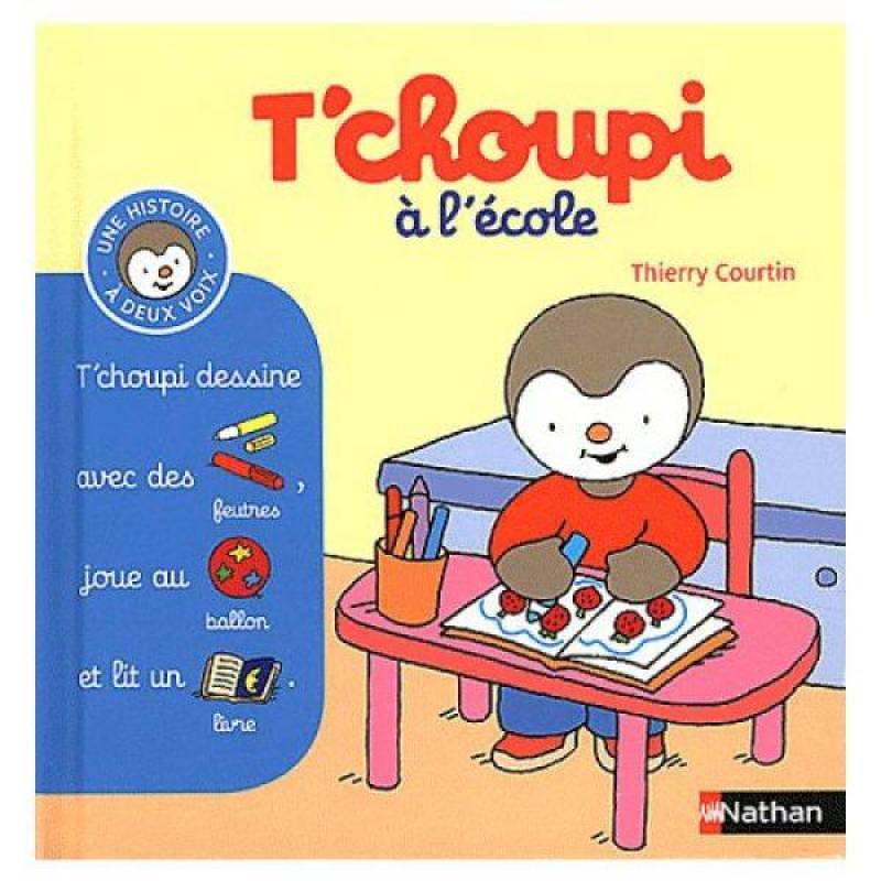 Livre tchoupi ecole