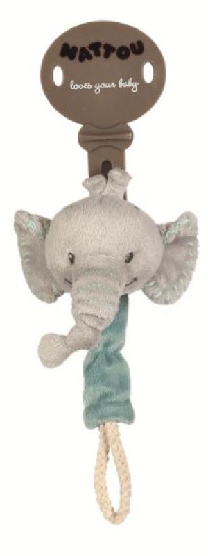 Nattou Attache Tétine Eléphant Jack Nattou Attache Tétine Eléphant Jack