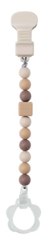 Attache Tétine Stone Lapidou Nattou Attache Tétine Stone Lapidou de chez Nattou, collection Lapidou