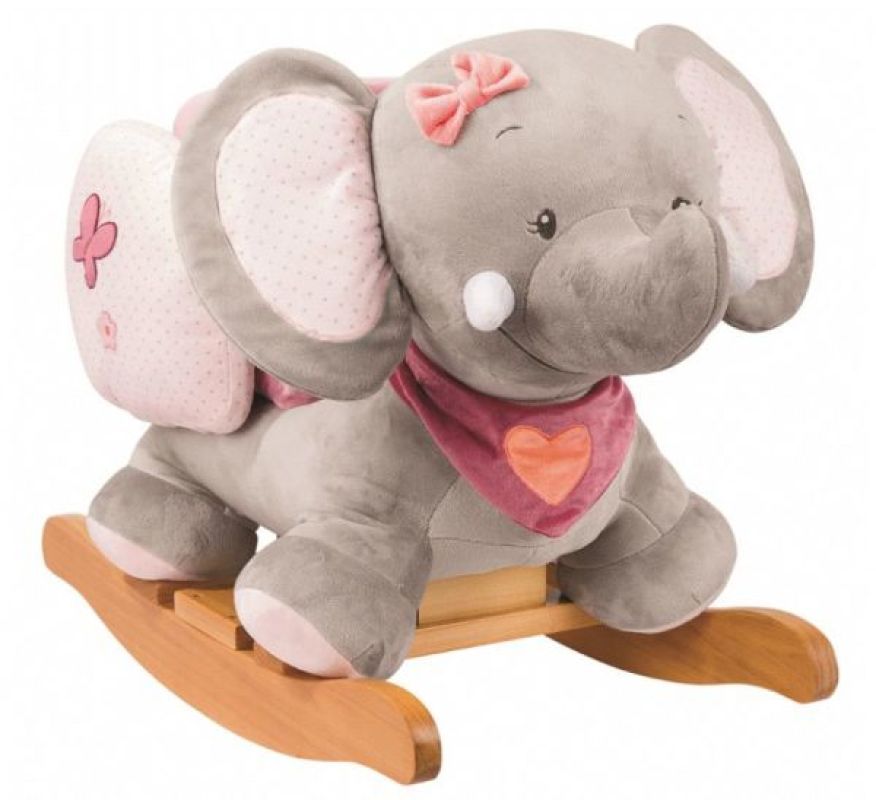 Nattou Peluche Musicale Bebe Adele Lelephant Cm Rose Fille