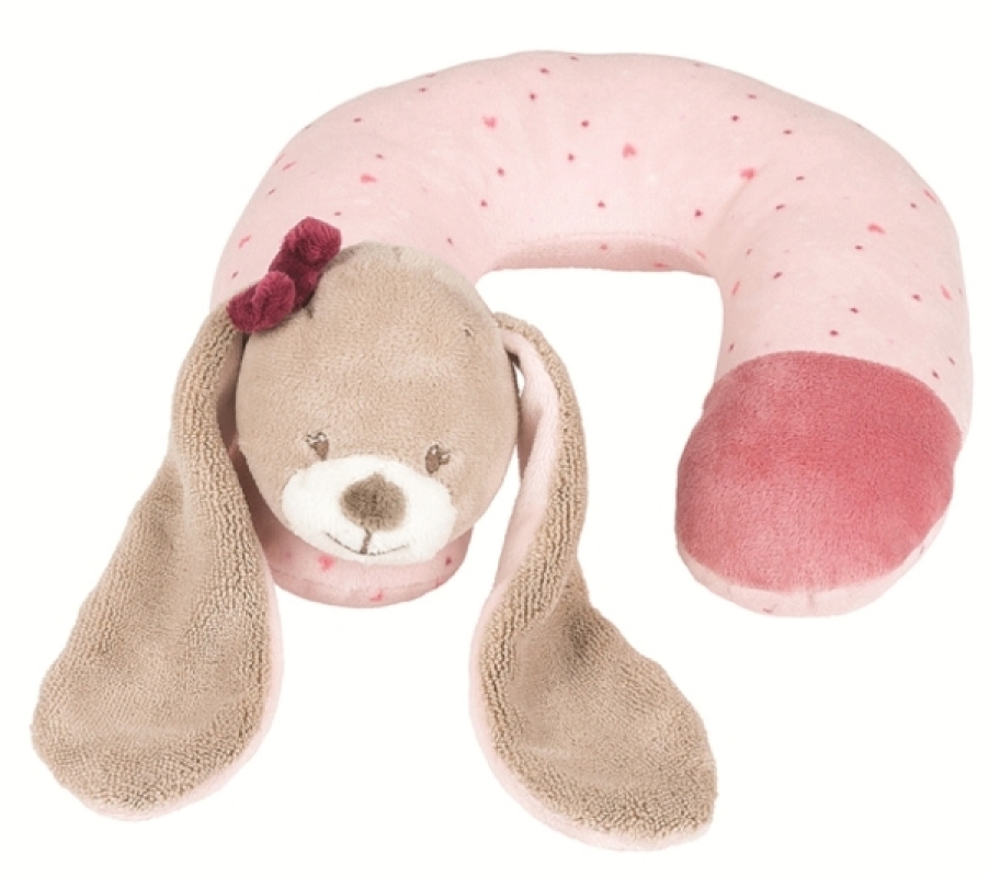Cale Tête Lapin Nina Naissance Nattou Cale Tête Lapin Nina Naissance de chez Nattou, collection Nina, Jade et Lili